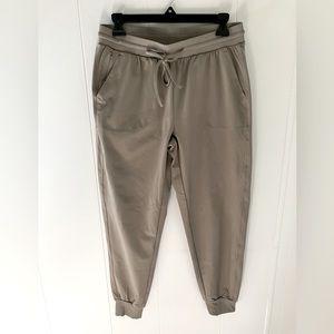 Silver Gray Rachel Zoe Tie-Waist Jogger Pants with Pockets Size Medium M